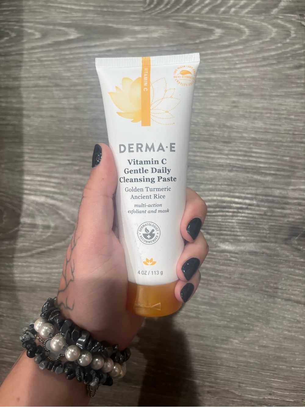 DERMA E Vitamin C Gentle Daily Cleansing Paste - White & Yellow